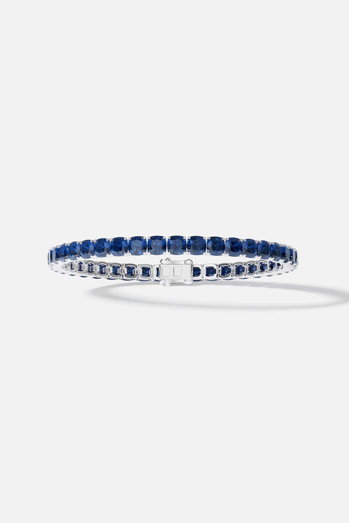 AB5113DKB-apm-monaco-blue-square-bracelet-jewelry Blue Square Bracelet