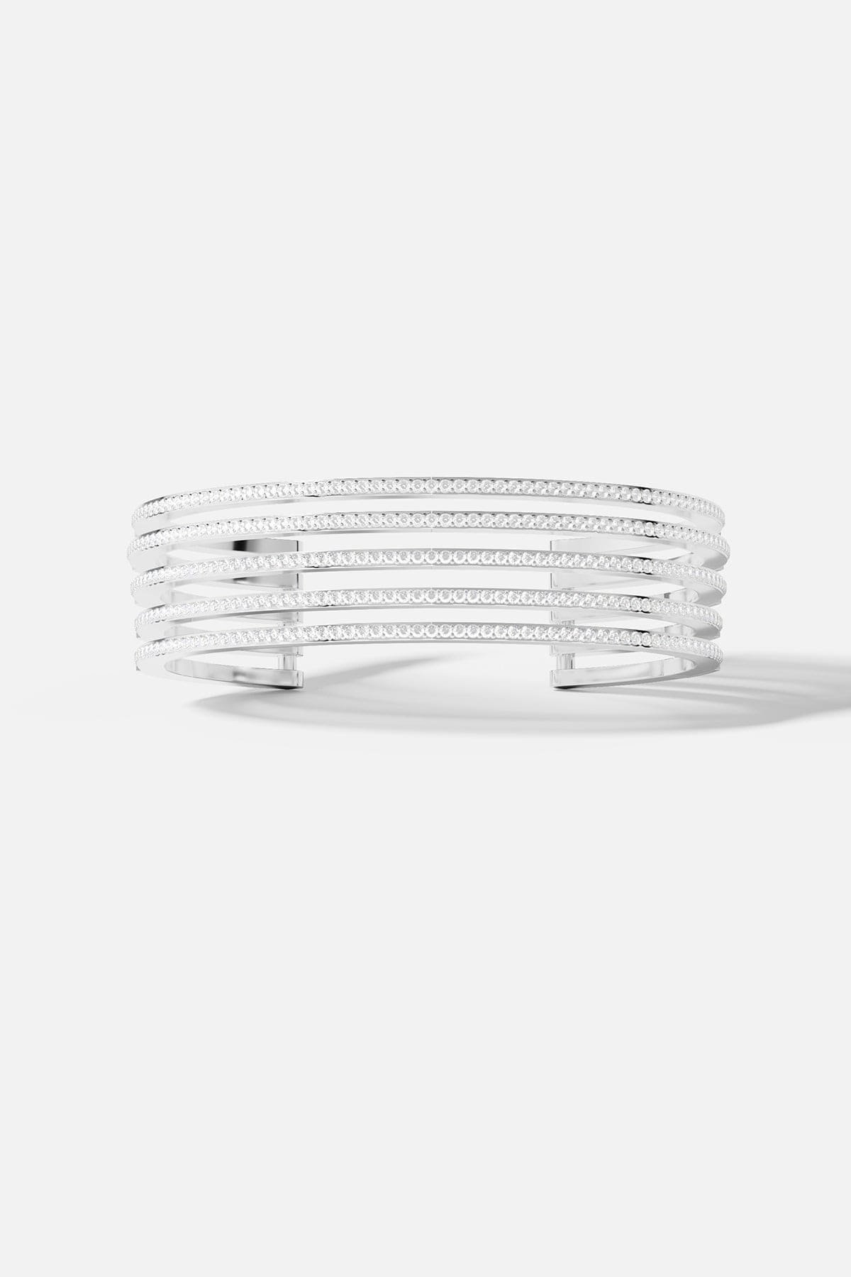 AB5479OX-apm-monaco-linear-pave-bangle-jewelry Linear Pavé Bangle
